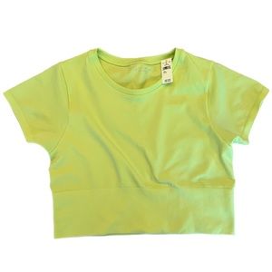 Aerie offline large lime green crop top. Size large.